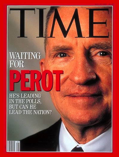 Image of Ross Perot on the Time Magazine Cover