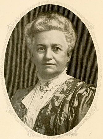 A photograph of Julia Martha Johnston Andrews, wife of Alexander Boyd Andrews. Image from - Andrews_Alexander_Boyd_wife_Archive_org_historyofwakeco00cham_0012