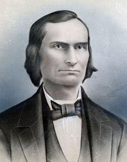Benjamin Aycock, father of Charles Brantley Aycock, circa 1870. Image from the North Carolina Historic Sites.