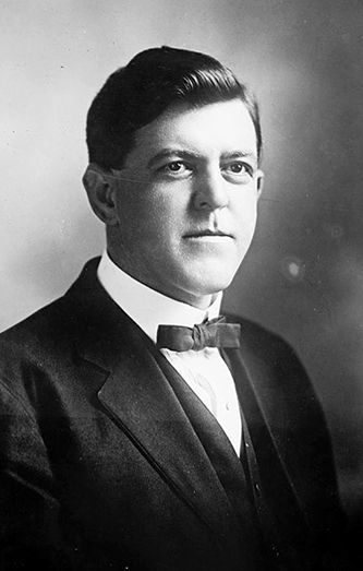 A photograph of George Ezekiel Hood from between 1908 and 1919. Image from the Library - Hood_George_Ezekiel_LoC_19803v