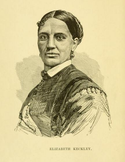 A sketch of Elizabeth Keckley, confidant of Mary Todd Lincoln