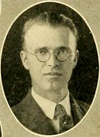 A photograph of Newman Ivey White from the 1925 Duke University yearbook. Image from the - White_Newman_Ivey_UNCCH_chanticleerseria1925duke_0034