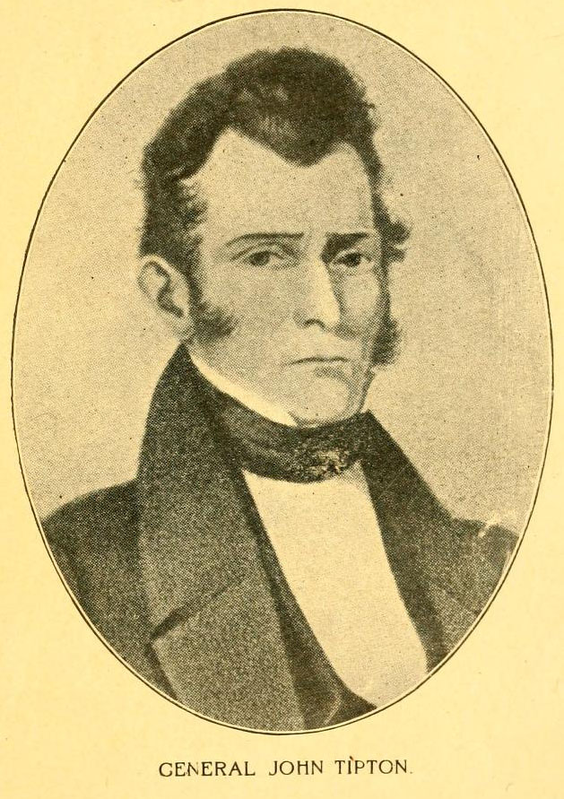 Image of General John Tipton, from Life of General John Tipton and Early Indiana History by M. W. Pershing, [p. 7], published 1900 by Tipton, Ind. : Tipton ... - lifeofgeneraljoh00pers_0009_1900_IA