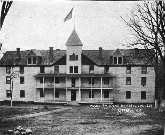 Kittrell College: An Era of Progress and Promise, 1908-1912. Image courtesy of State Library of North Carolina. 