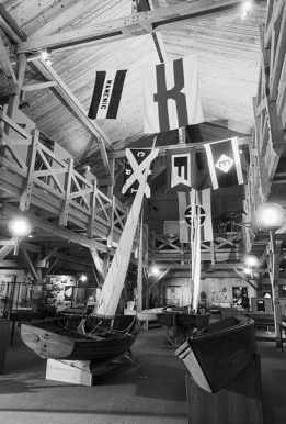 Exhibits at the North Carolina Maritime Museum in Beaufort. Photograph courtesy of North Carolina Division of Tourism, Film, and Sports Development. Exhibits at the North Carolina Maritime Museum in Beaufort. Photograph courtesy of North Carolina Division of Tourism, Film, and Sports Development.
