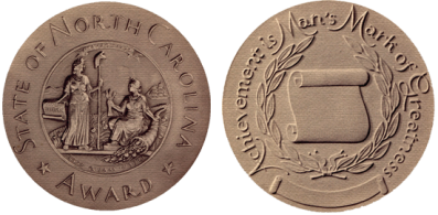 NC Awards medal NC Awards medal