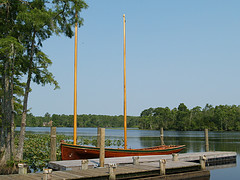 "18th Century Replica, Periauger sits quietly at the Civic Center in Hertford, NC." Image courtesy of Flickr user Tim Gilliam. "18th Century Replica, Periauger sits quietly at the Civic Center in Hertford, NC." Image courtesy of Flickr user Tim Gilliam.