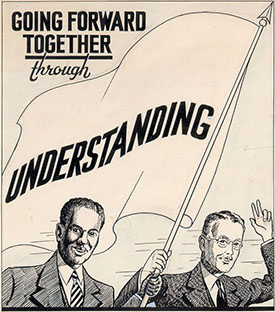Undated artwork for a CIC pamphlet, circa 1938-1949. Image from The Southern Historical Collection, Louis Round Wilson Special Collections Library.