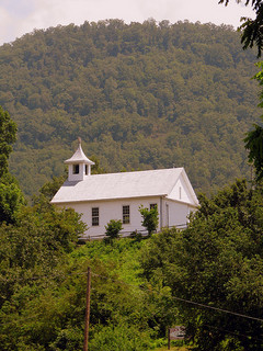 "Tuckasegee Weslyan Church." Image courtesy of Flickr user Brent Moore. 