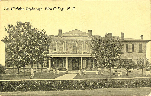 The Christian Orphanage, Elon, North Carolina. Image courtesy of the Belk Archives & Special Collections. 