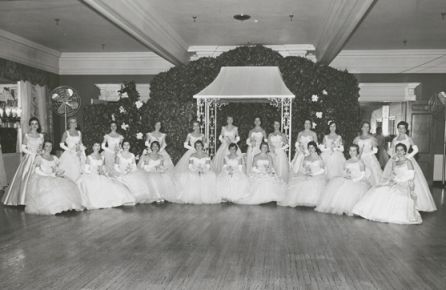 First Debutante Ball in Winston-Salem, 1956. 