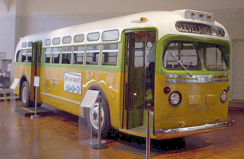 Photo of the Rosa Parks bus
