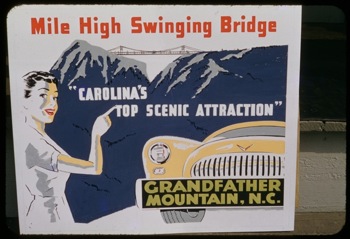Image of an advertisement for Grandfather Mountain