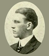 A photograph of William Carey Dowd, Jr. from the 1914 University of North Carolina yearbook. Image from the Internet Archive.