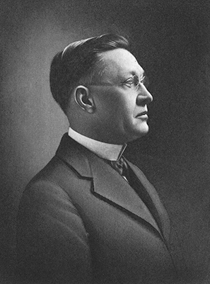 A photograph of Julius Isaac Foust published in 1922. Image from Archive.org.