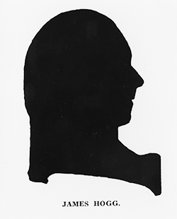 Silhouette of James Hogg. Image courtesy of the North Carolina Collection, University of North Carolina at Chapel Hill Library.