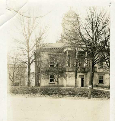 Photograph of the Burke County Courthouse, Morganton, NC, circa 1915. Item #H.19XX.323.67 , from the collections of the North Carolina Museum of History. 