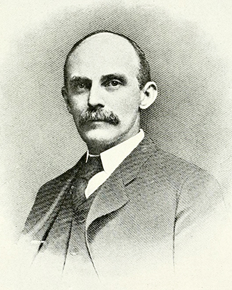 An engraving of George Rountree published in 1919. Image from the Internet Archive.