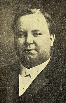 A photograph of Bernard Washington Spilman published in 1912. Image from the Internet Archive.
