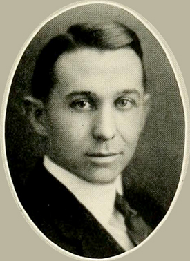 A photograph of Richard Gordon Stockton from the 1922 University of North Carolina yearbook. Image from the University of North Carolina at Chapel Hill.