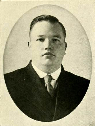 Senior portrait of John Skally Terry, from the University of North Carolina 1918 yearbook <i>The Yackety Yack</i>, Vol. XVIII, p. 61, published 1918 by the Literary Societies and the Fraternities, University of North Carolina, Chapel Hill.  Presented of DigitalNC. 