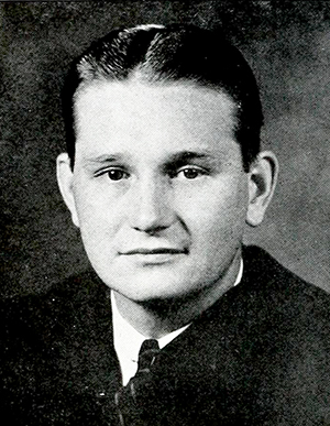 A photograph of John Rushing Welsh III from the 1939 University of the South yearbook. Image from the Internet Archive.