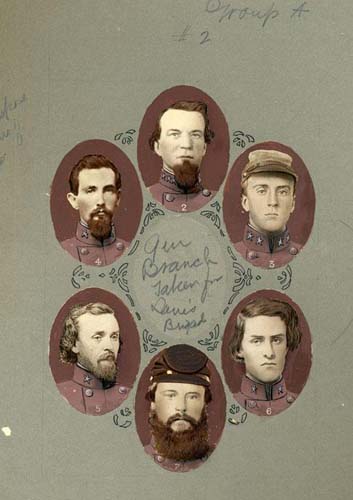 Officers of the 33rd Regiment. Image courtesy of the NC Museum of History. 