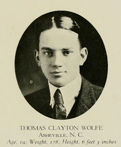 Wolfe, Thomas. 1920. "Yackety Yack." UNC-CH Student Yearbook. Online at DigitalNC.
