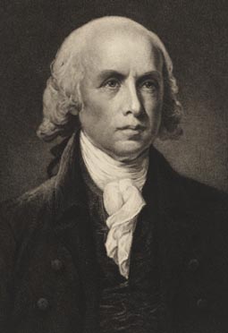 This is a 1911 etching of James Madison from the National Portrait Gallery, Smithsonian Institution, gift of Oswald D. Reich