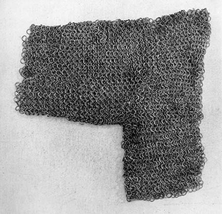 A sleeve of chainmail.