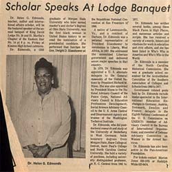 Link to Helen G. Edmonds Papers online at NC Central University