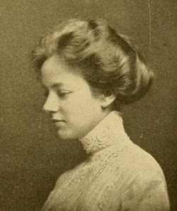 Portrait of Laura Weill Cone, State Normal and Industrial College (now University of North Carolina at Greensboro), Class of 1910. Used courtesy of University of North Carolina at Greensboro Special Collections and University Archives. 