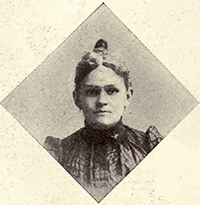 A photograph of Carrie Houghton Ihrie, Mrs. Edward W. Pou, published in 1908. Image from the Internet Archive.
