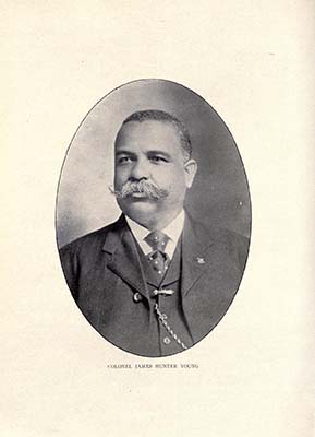 Portrait of James Hunter Young, ca. 1919, from the <i>National Cyclopedia of the Colored Race</i>, published 1919.
