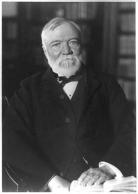 Photograph of Andrew Carnegie