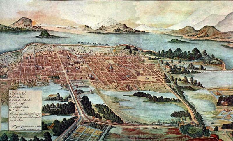 old map of mexico city Map Of Old Mexico City Ncpedia old map of mexico city