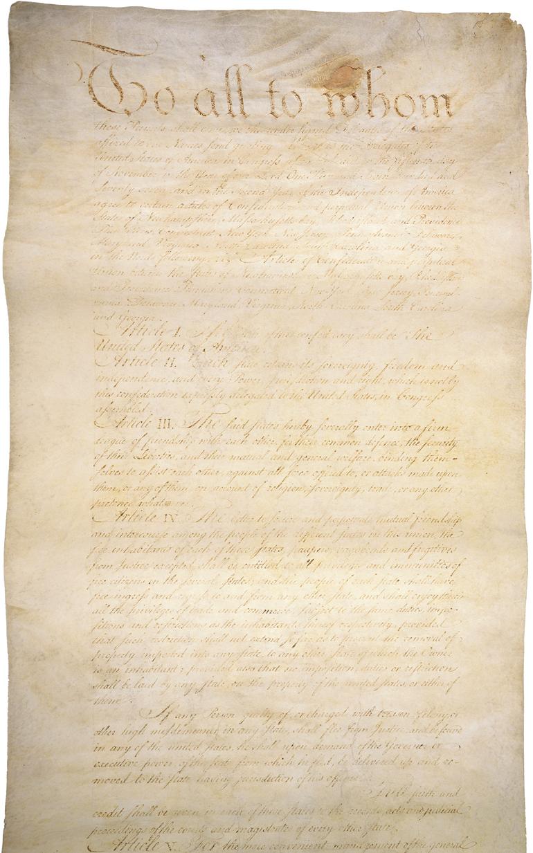 The Articles of Confederation (page 1)