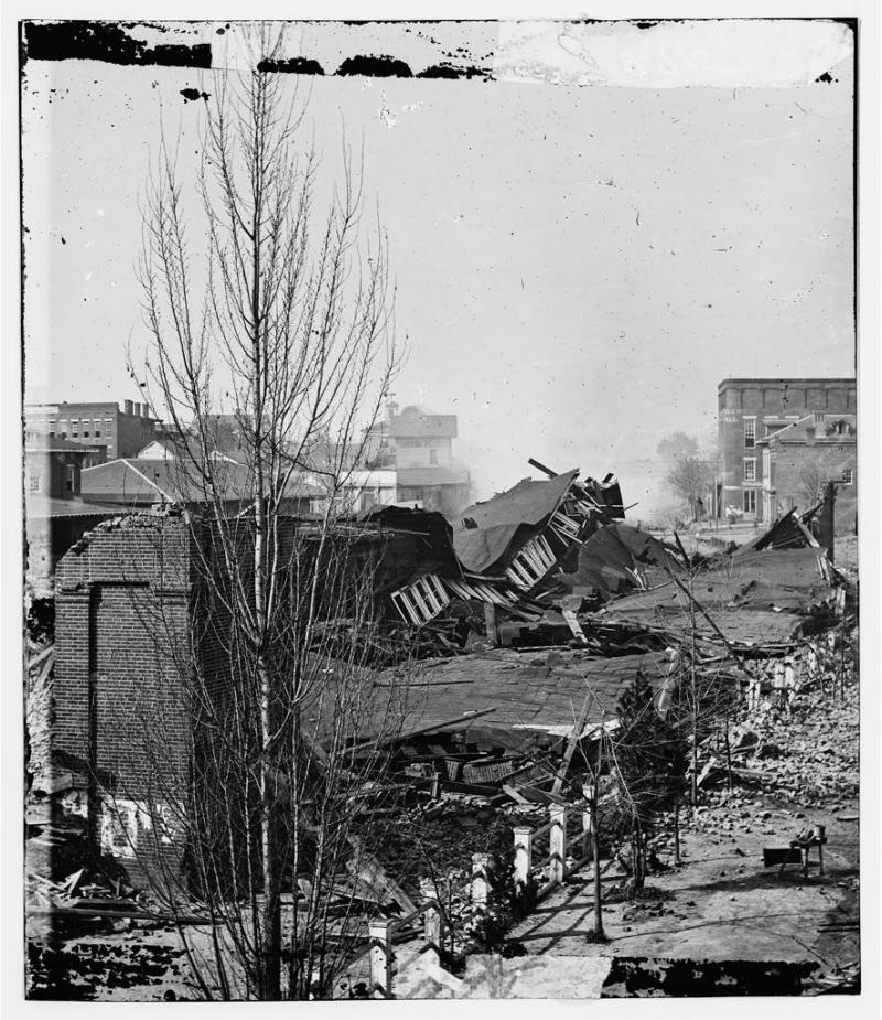 Atlanta in ruins, circa 1864