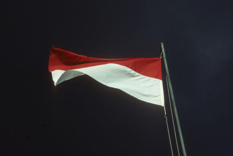 red and white flag
