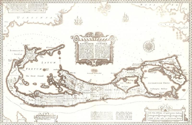 John Speed's 1676 map of Bermuda John Speed's 1676 map of Bermuda