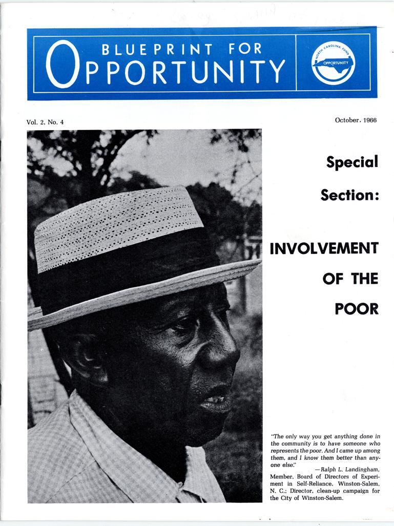 1966 cover of Blueprint for Opportunity