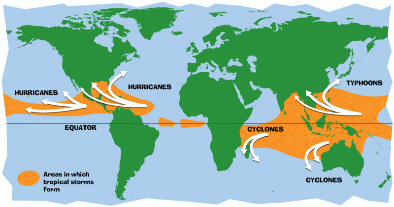 Cyclone Map