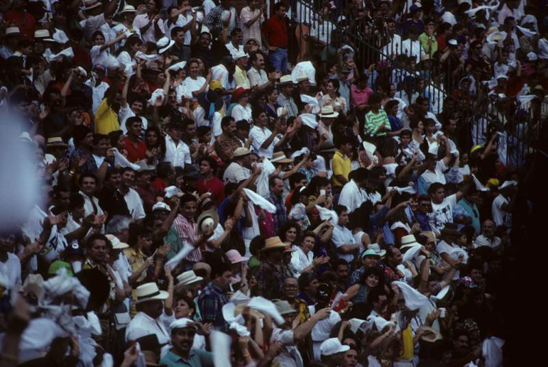 <img typeof="foaf:Image" src="http://statelibrarync.org/learnnc/sites/default/files/images/ecuador_157.jpg" width="1024" height="686" alt="Spectators at a bullfight in Cartagena, Colombia" title="Spectators at a bullfight in Cartagena, Colombia" />