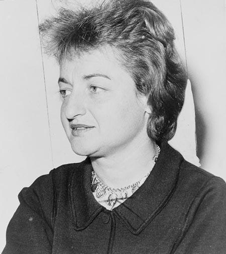 Friedan, Betty (1964) This is a 1964 photograph of Betty Friendan.