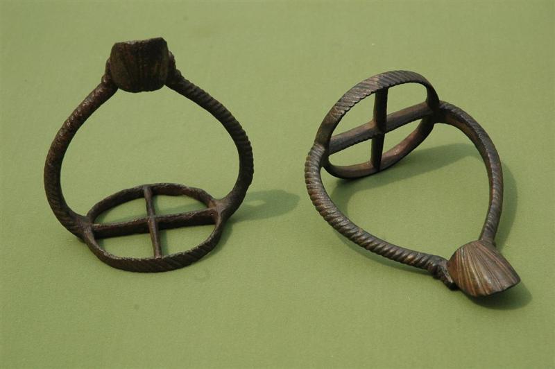 Iron stirrups Iron stirrups