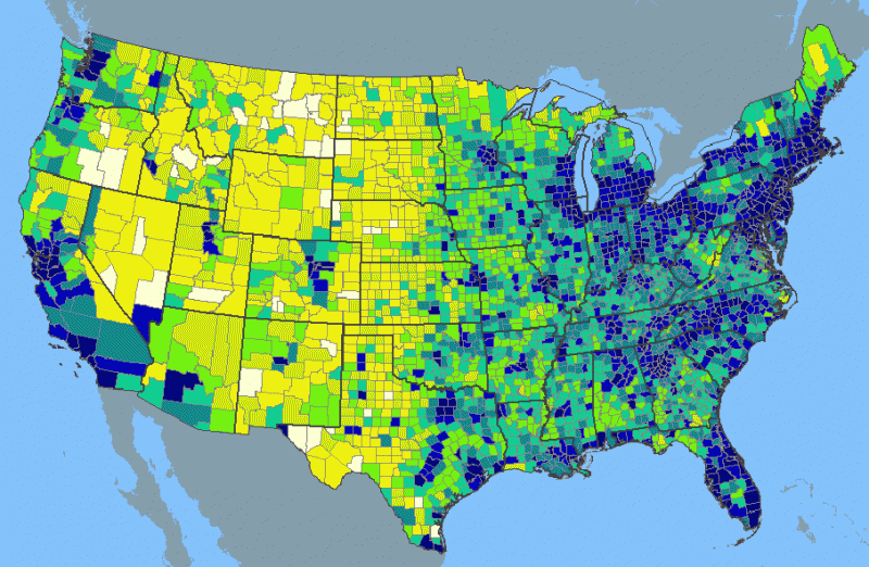 <img typeof="foaf:Image" src="http://statelibrarync.org/learnnc/sites/default/files/images/usa-2000-population-density.gif" width="907" height="592" alt="United States population density, 2000" title="United States population density, 2000" />