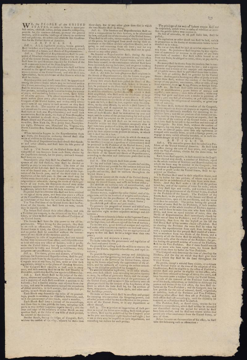 <img typeof="foaf:Image" src="http://statelibrarync.org/learnnc/sites/default/files/images/usconst-print-1.jpg" width="3207" height="4665" alt="Constitution of the United States (page 1 of 2)" title="Constitution of the United States (page 1 of 2)" />
