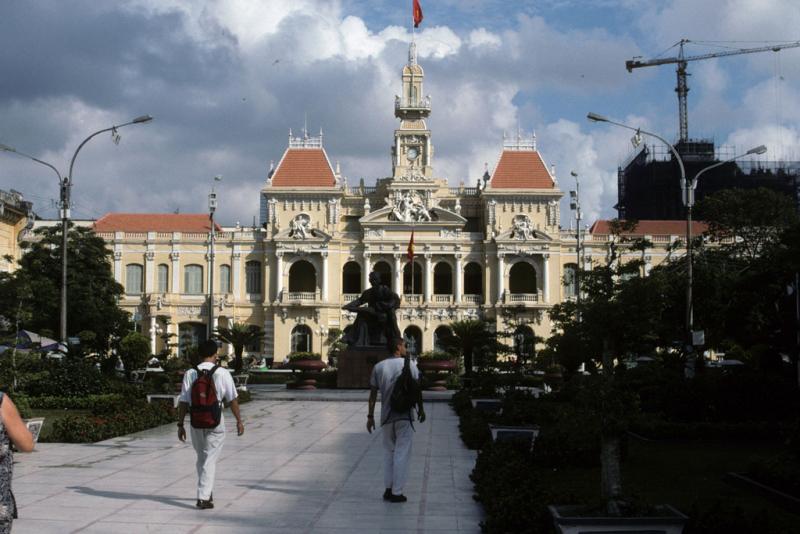 French Colonial Era City Hall Building In Downtown Ho Chi Minh City Ncpedia