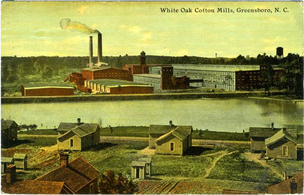 White Oak Cotton Mills (postcard) White Oak Cotton Mills (postcard)