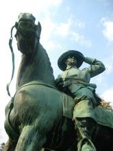 Equestrian statue from King William's War and Queen Anne's War